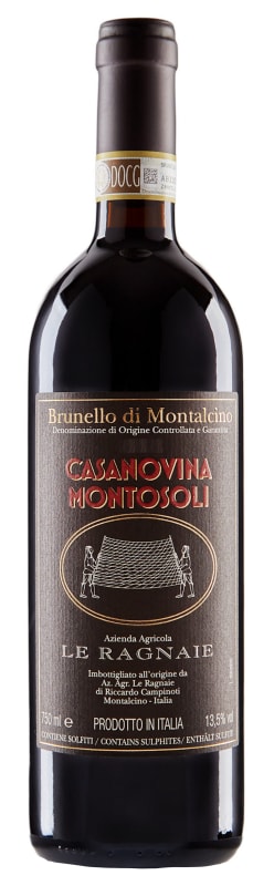 Le Ragnaie Casanovina Montosoli Brunello di Montalcino 2021 Front Bottle Shot