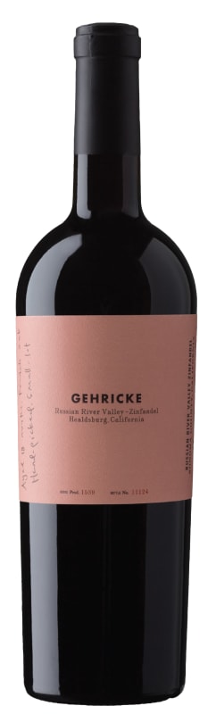 Gehricke Zinfandel 2019 Front Bottle Shot