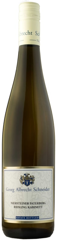 Georg Albrecht Schneider Niersteiner Paterberg Riesling Kabinett 2018 Front Bottle Shot