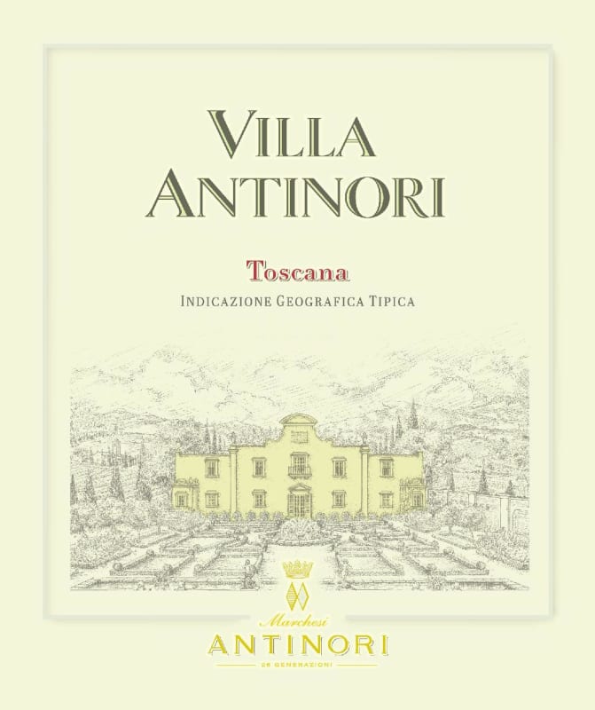 Marchesi Antinori Villa Antinori Toscana Bianco 2021 Front Label