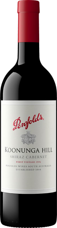 Penfolds Koonunga Hill Shiraz-Cabernet 2020 Front Bottle Shot
