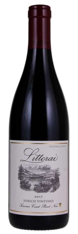Littorai Hirsch Vineyard Pinot Noir 2017 Front Bottle Shot