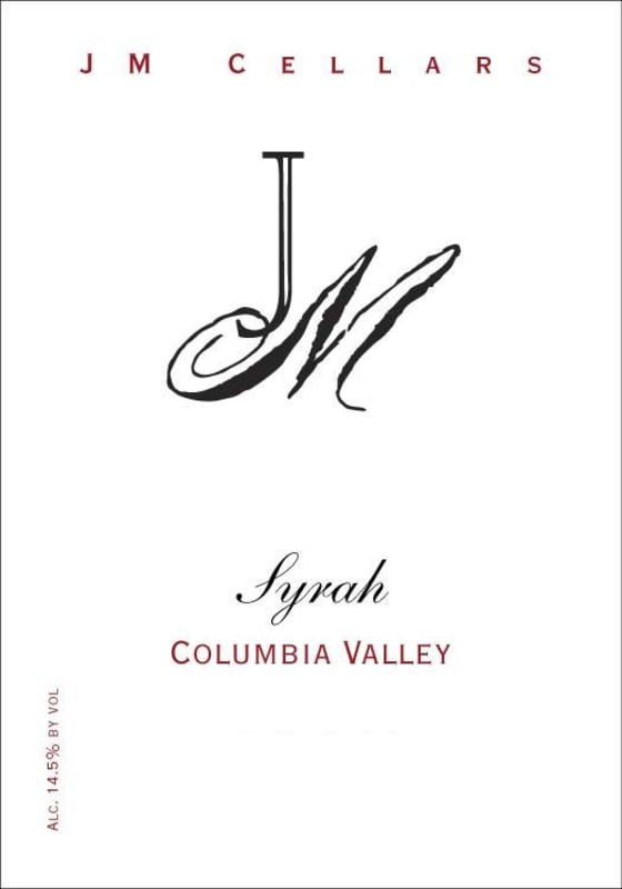 JM Cellars Syrah 2008 Front Label