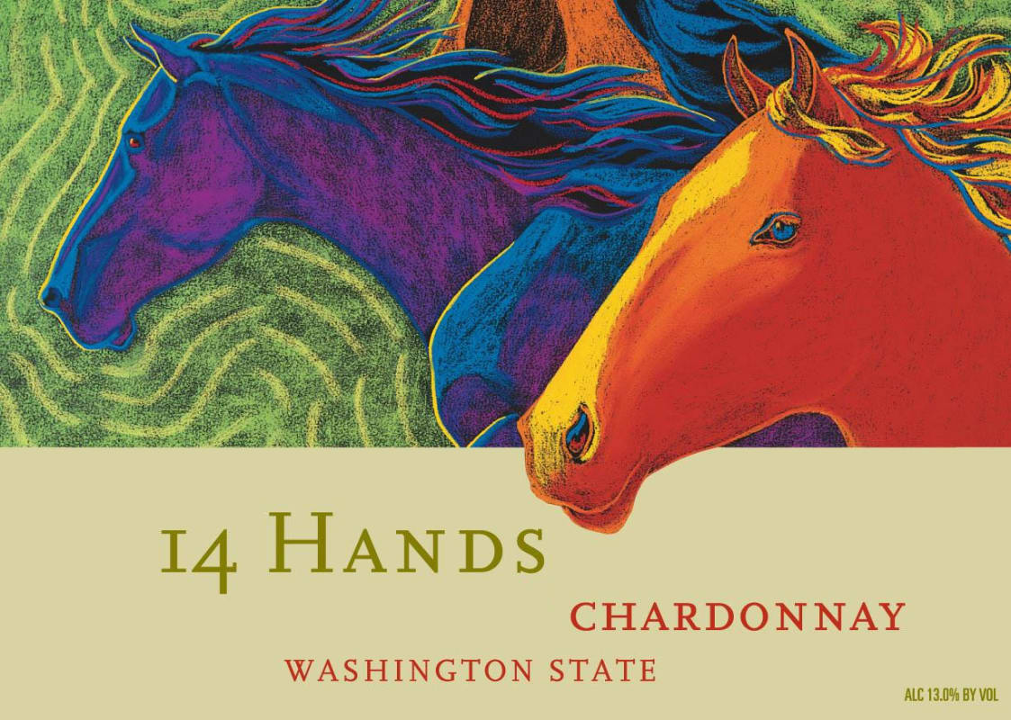 14 Hands Chardonnay 2009 Front Label