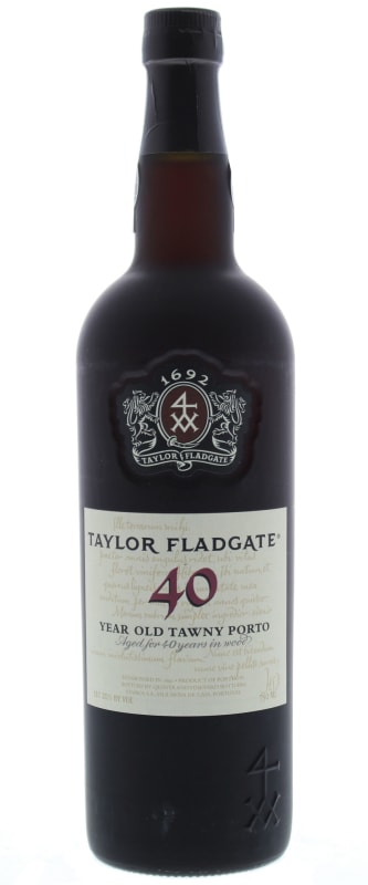 Taylor Fladgate 40 Year Old Tawny Front Bottle Shot