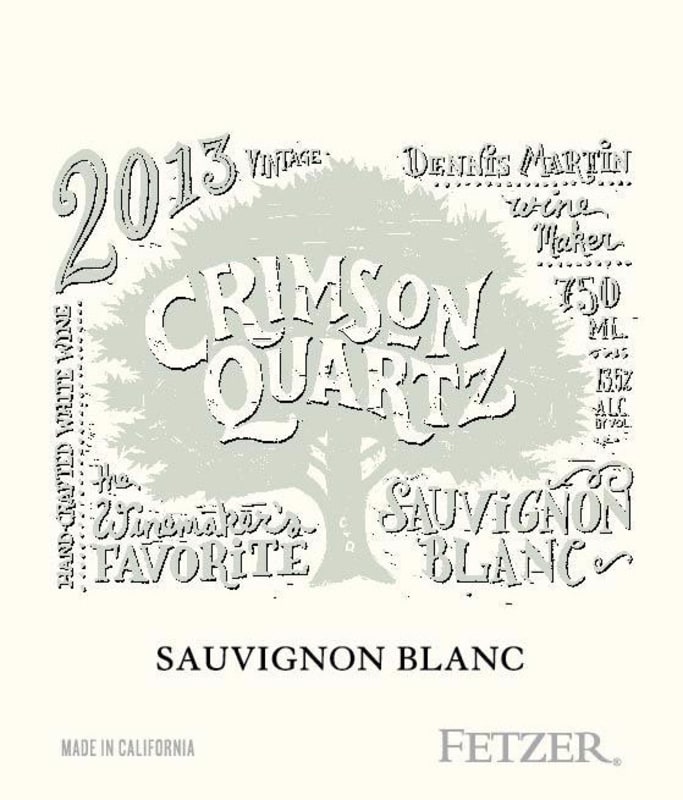Fetzer Sauvignon Blanc 2013 Front Label