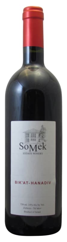 Somek Estate Winery Bikat Hanadiv 2013 Front Bottle Shot