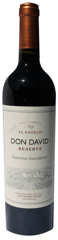 El Esteco Don David Reserve Cabernet Sauvignon 2017 Front Bottle Shot
