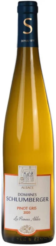 Domaines Schlumberger Les Princes Abbes Pinot Gris 2020 Front Bottle Shot
