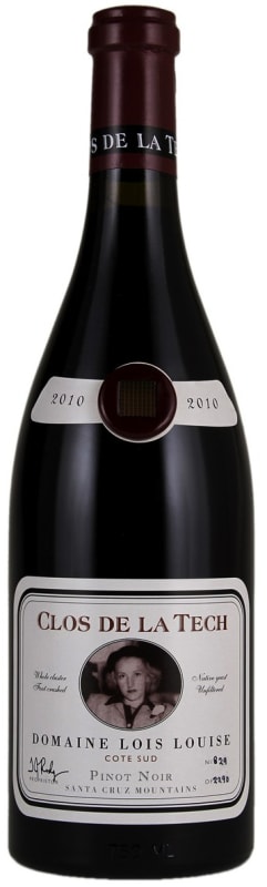 Clos de la Tech Domaine Lois Louise Cote Sud Pinot Noir 2010 Front Bottle Shot