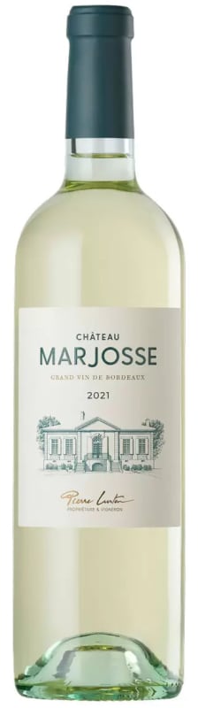 Chateau Marjosse Blanc 2021 Front Bottle Shot