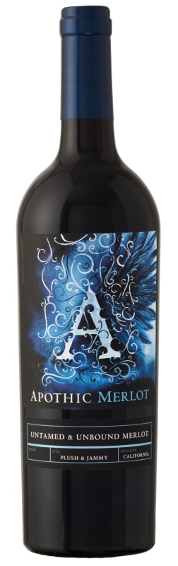 Apothic Merlot 2020 Front Bottle Shot