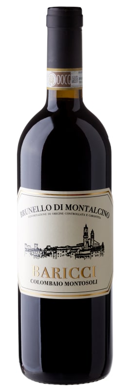 Baricci Montosoli Brunello di Montalcino 2018 Front Bottle Shot