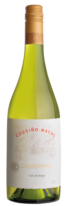 Cousino Macul Chardonnay 2021 Front Bottle Shot