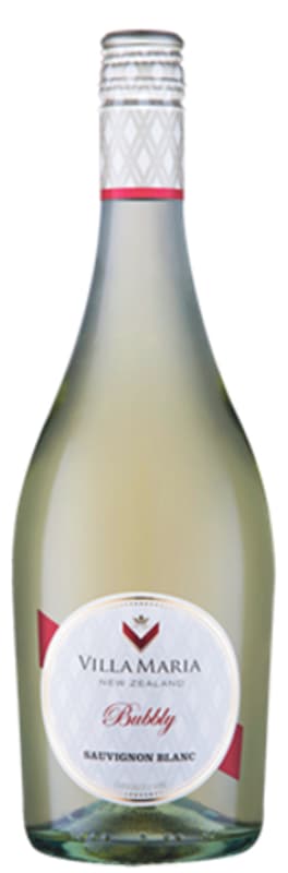 Villa Maria Bubbly Sauvignon Blanc 2018 Front Bottle Shot