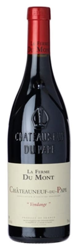 La Ferme du Mont Vendange Chateauneuf-du-Pape 2012 Front Bottle Shot