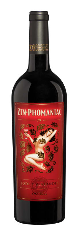 Zin-Phomaniac Old Vine Zinfandel 2017 Front Bottle Shot