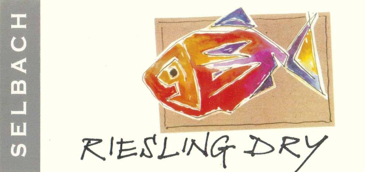 Selbach Mosel Dry Riesling (Fish Label) 2021 Front Label
