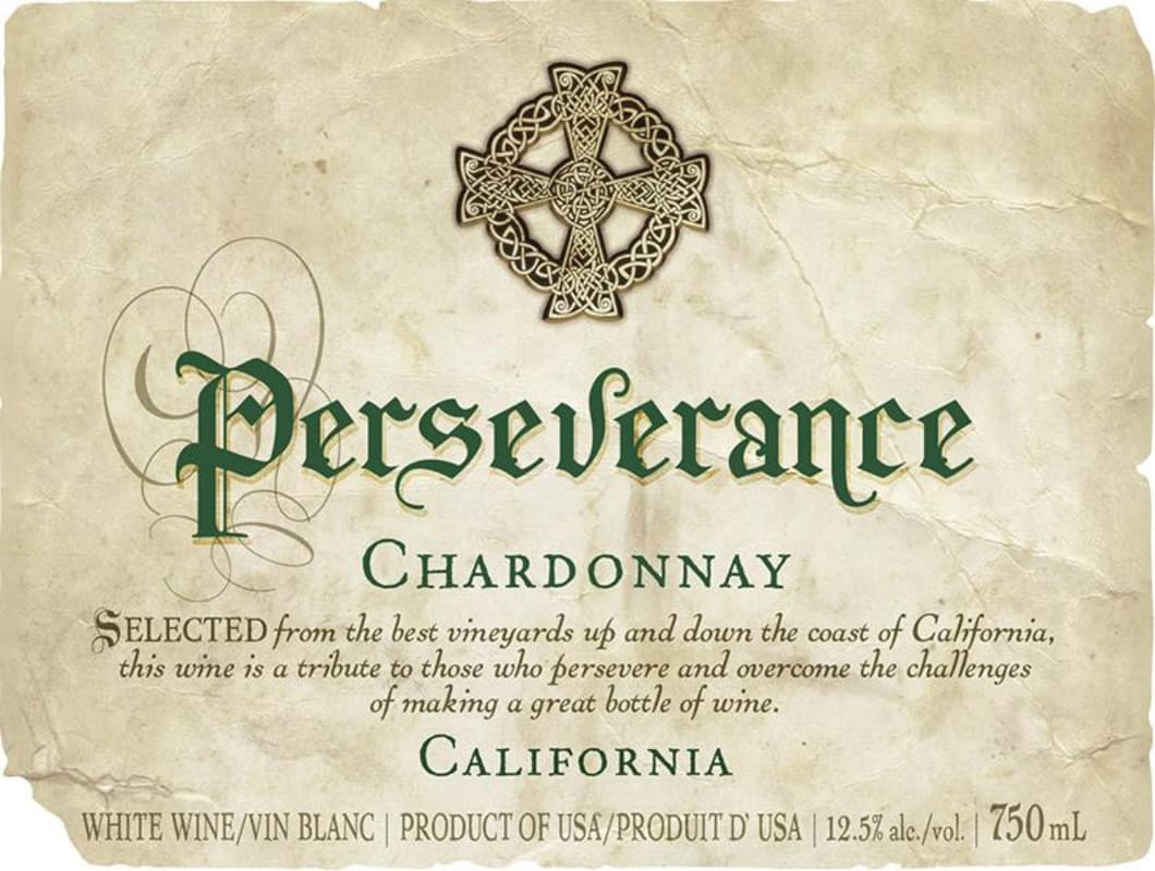 Perseverance Estate Chardonnay 2017 Front Label