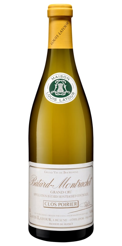 Louis Latour Batard-Montrachet Clos Poirier Grand Cru 2019 Front Bottle Shot