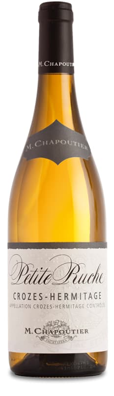 M. Chapoutier Crozes Hermitage La Petite Ruche Blanc 2018 Front Bottle Shot