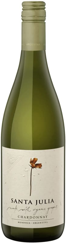 Santa Julia Organic Chardonnay 2016 Front Bottle Shot
