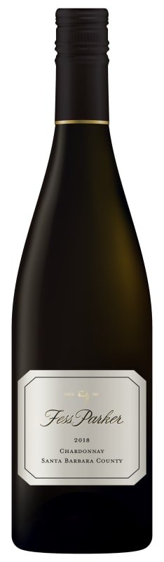 Fess Parker Santa Barbara Chardonnay 2018 Front Bottle Shot