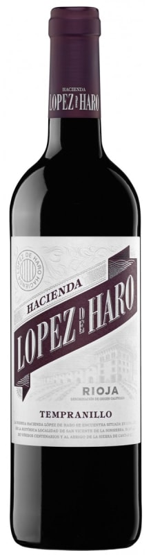 Hacienda Lopez de Haro Tempranillo 2019 Front Bottle Shot