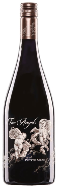 Two Angels Petite Sirah 2019 Front Bottle Shot