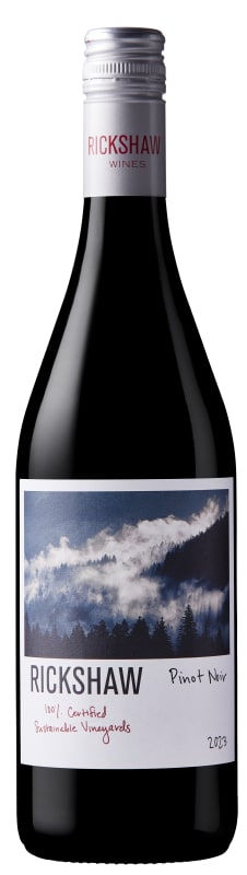Rickshaw Pinot Noir 2023 Front Bottle Shot