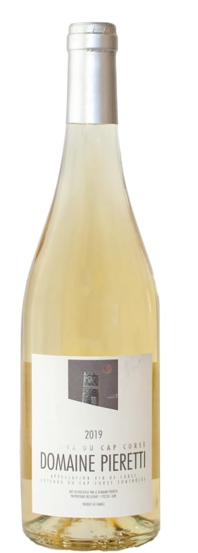 Domaine Pieretti Coteaux du Cap Corse Blanc 2019 Front Bottle Shot
