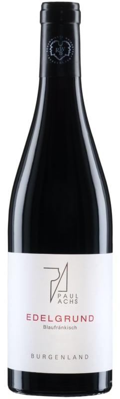 Paul Achs Blaufrankisch Edelgrund 2015 Front Bottle Shot