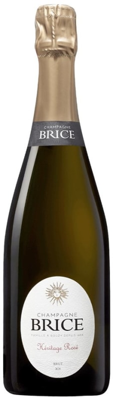 Champagne Brice Heritage Brut Rose Front Bottle Shot