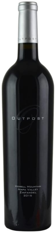 Outpost Howell Mountain Zinfandel 2016 Front Bottle Shot