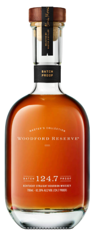 Woodford Reserve Master's Collection Batch Proof 124.7 Straight Bourbon Whiskey (700ML) Front Bottle Shot