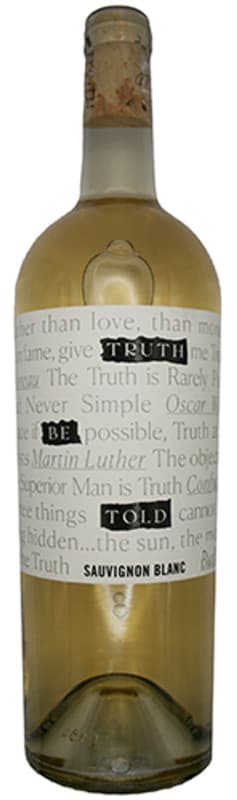 Truth Be Told Sauvignon Blanc 2023 Front Bottle Shot