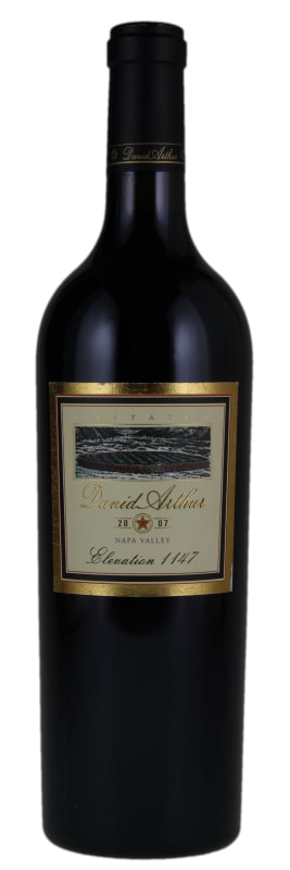 David Arthur Estate Cabernet Sauvignon 2007 Front Bottle Shot