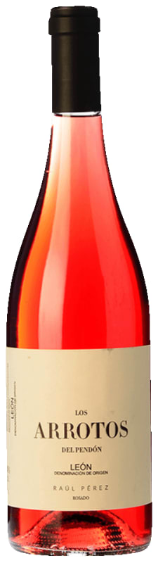 Bodegas Raul Perez Leon Arrotos del Pendon Rosado 2022 Front Bottle Shot