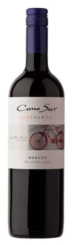 Cono Sur Bicicleta Merlot 2015 Front Bottle Shot