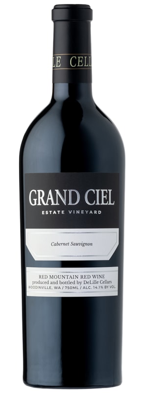 DeLille Grand Ciel Cabernet Sauvignon 2021 Front Bottle Shot
