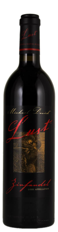 Michael David Winery Lust Zinfandel 2017 Front Bottle Shot