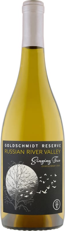 Goldschmidt Vineyard Singing Tree Dutton Ranch Reserve Chardonnay 2021 Front Bottle Shot