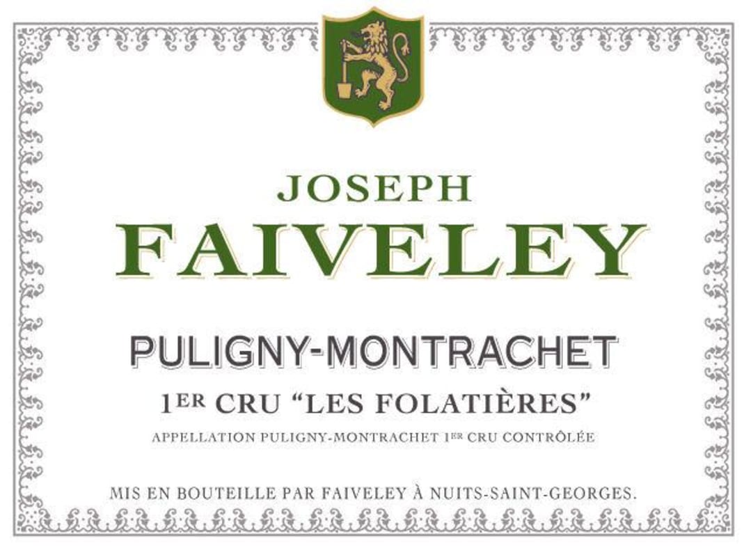 Faiveley Puligny-Montrachet Les Folatieres Premier Cru 2010 Front Label
