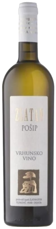 Zlatan Otok Posip 2021 Front Bottle Shot