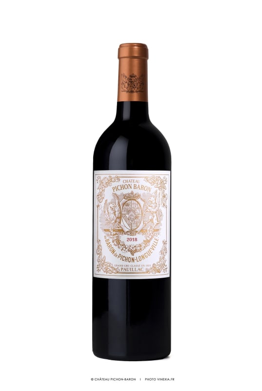 Chateau Pichon-Longueville Baron (1.5 Liter Magnum) 2018 Front Bottle Shot