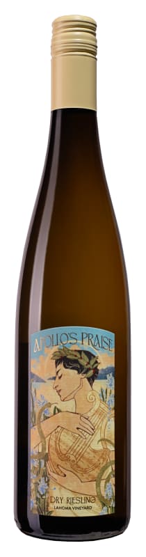 Apollo's Praise Lahoma Vineyard Dry Riesling 2025 Front Bottle Shot