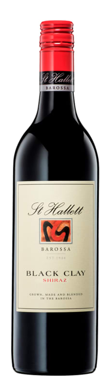 St Hallett Black Clay Shiraz 2020 Front Bottle Shot