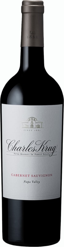 Charles Krug Cabernet Sauvignon 2020 Front Bottle Shot