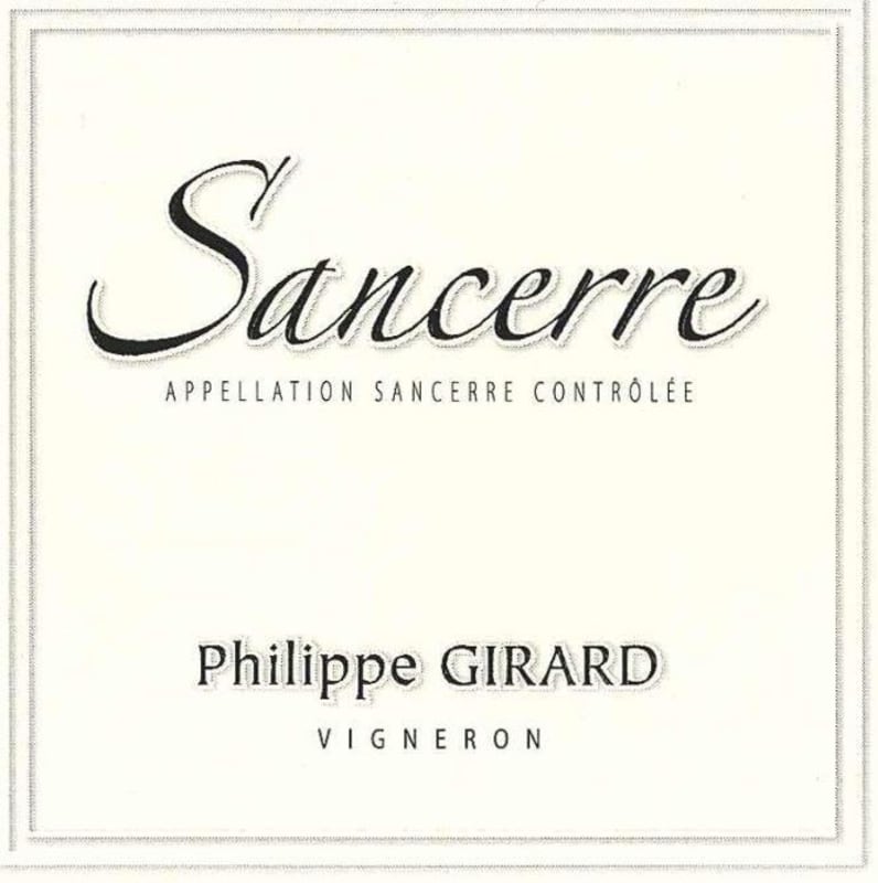 Domaine Philippe Girard Sancerre 2016 Front Label