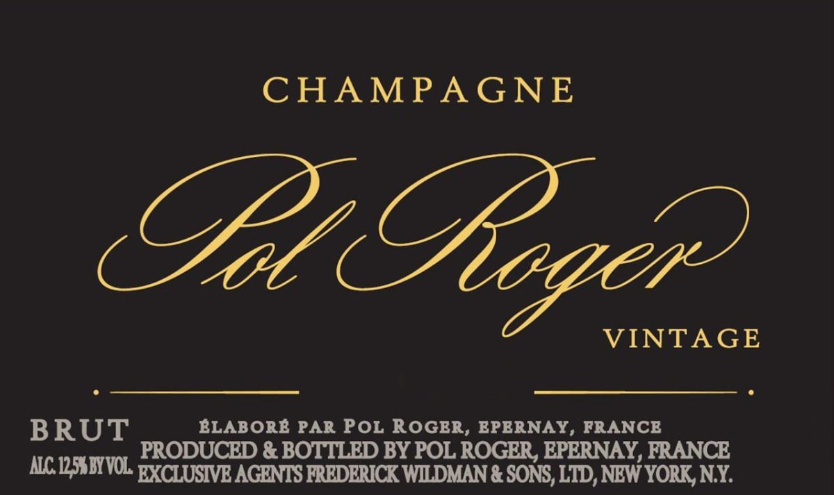 Pol Roger Vintage Brut (1.5 Liter Magnum) 2016 Front Label